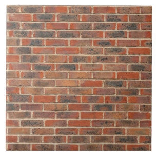 Red brick wall structure ceramic tile