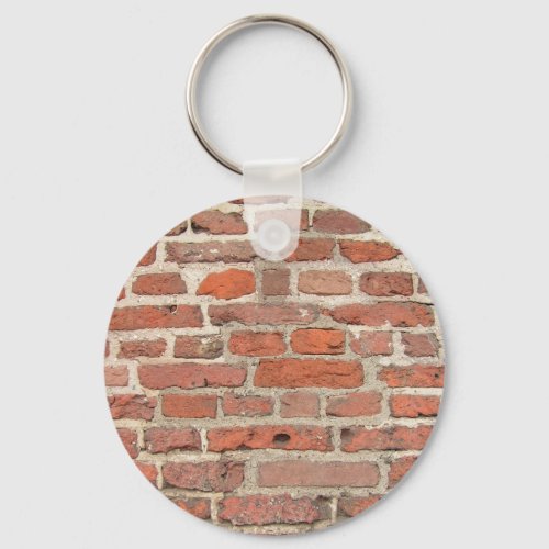 Red Brick Wall Structure Keychain