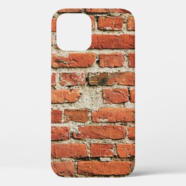 Red brick wall texture grunge background. Abstract Case-Mate iPhone Case (Back)