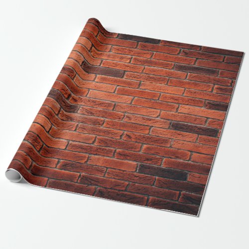 Red brick wall texture grunge backgroundbrickwall wrapping paper