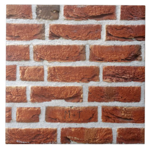 Red Brick Wall Texture Tile