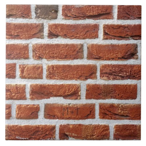 Red Brick Wall Texture Tile