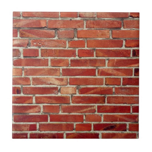 Red Brick Wall Texture Tile