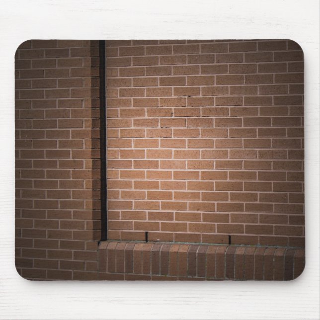 Red Brick Wall Textured Mouse Pad (Front)