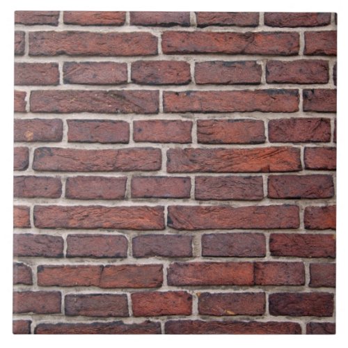 Red brick wall tile