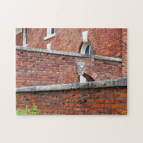 Red Brick Walls  Arches photo Jigsaw Puzzle