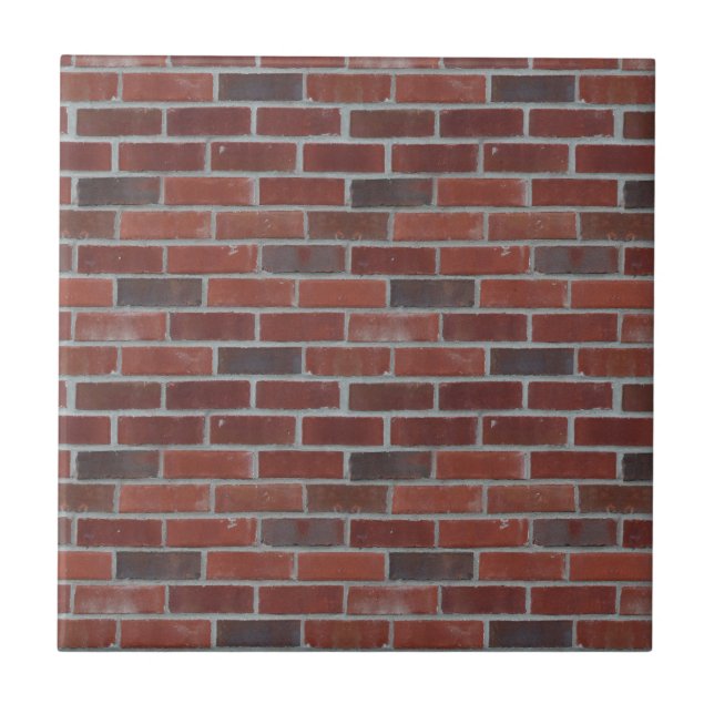 Red Bricks, Brick Wall, Brickwork, Old Bricks Ceramic Tile (Front)