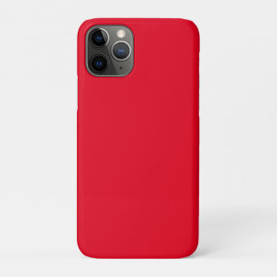 Red, bright red, solid color iPhone 11 pro case