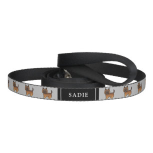 Red Brindle Cairn Terrier Cute Dogs & Pet's Name Pet Leash