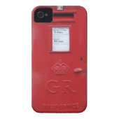 Red British Post box Case-Mate iPhone Case (Back)
