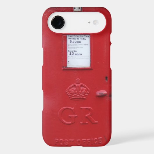 Red British Post box Case-Mate iPhone Case (Back)