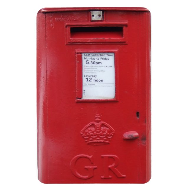 Red British Post box Magnet (Vertical)