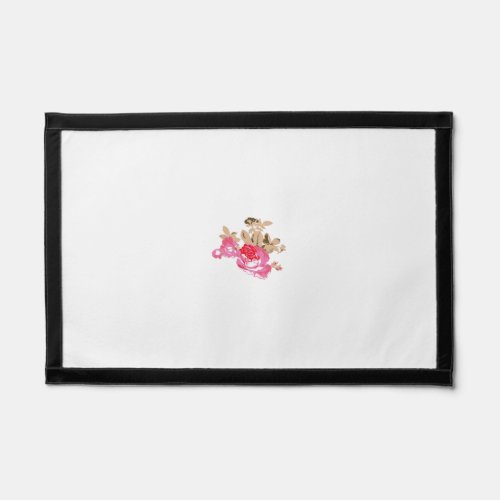 red brown and pink illustration pennant