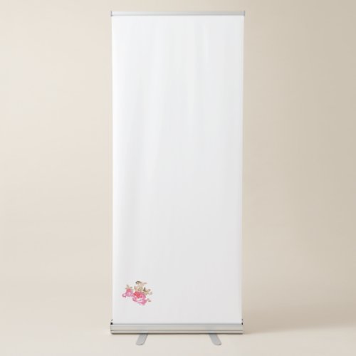 red brown and pink Vertical Retractable Banner