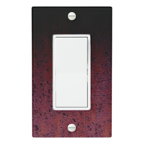 Red Brown Black Ombre Rust Metal Patina Light Switch Cover