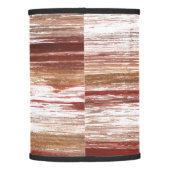 Red brown striped art lamp shade (Back)