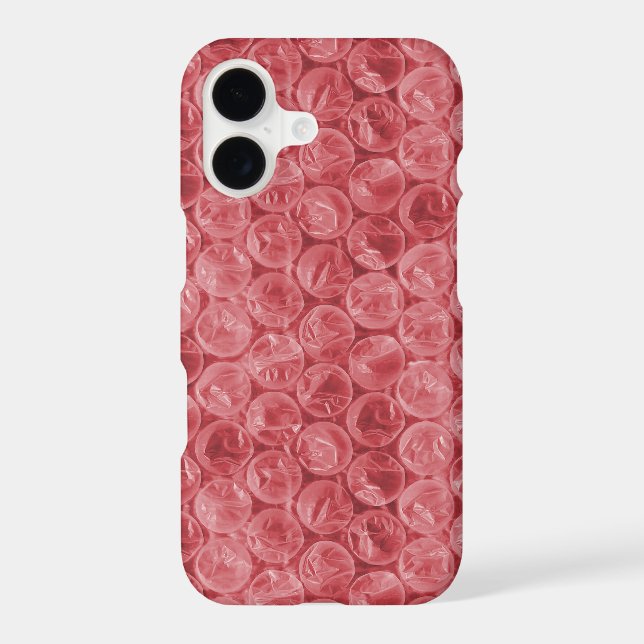 Red bubble wrap pattern Case-Mate iPhone case (Back)