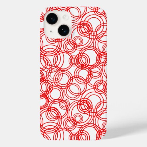 Red Bubbles Case_Mate iPhone 14 Case