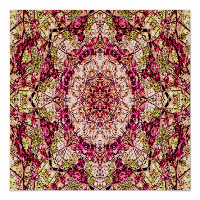 Red Bud Mandala... Poster (Front)