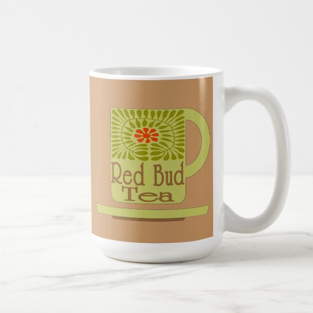 Red Bud Tea Logo Coffee Mug (Right)