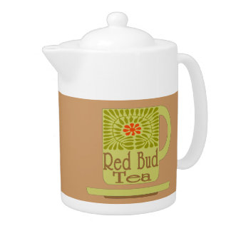 Red Bud Tea Logo Teapot