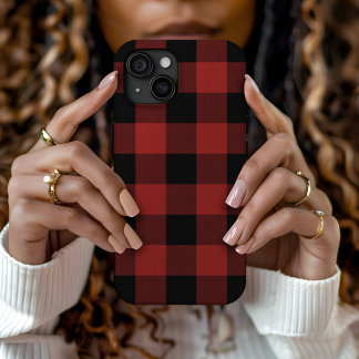 Red Buffalo Check | Farmhouse Holiday iPhone 15 Case