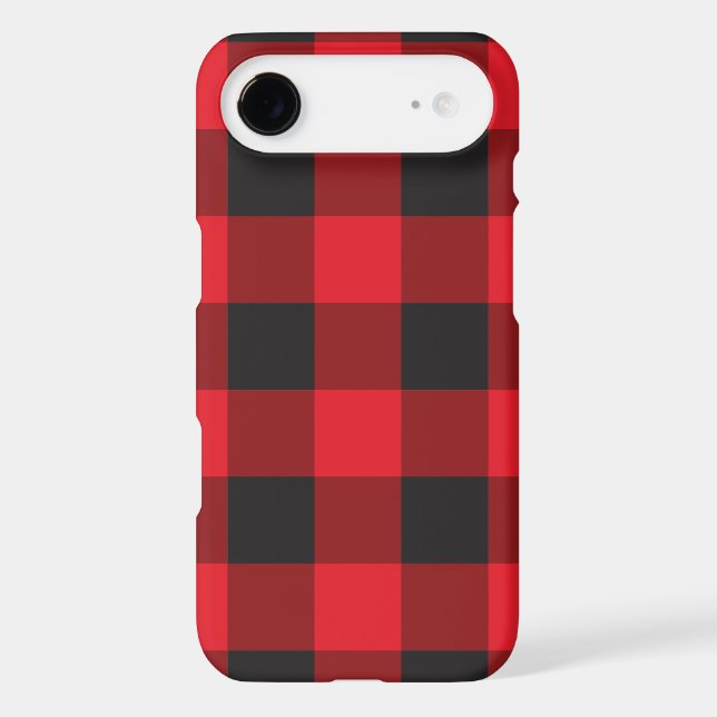 Red Buffalo Check iPhone 6 Case (Back)