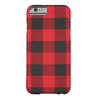 Red Buffalo Check iPhone 6 Case