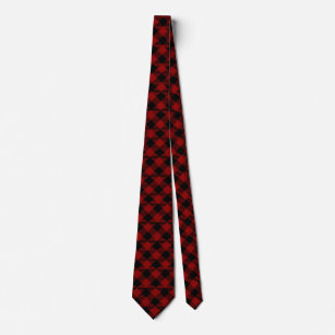 Red Buffalo Check Tie for Women and Men