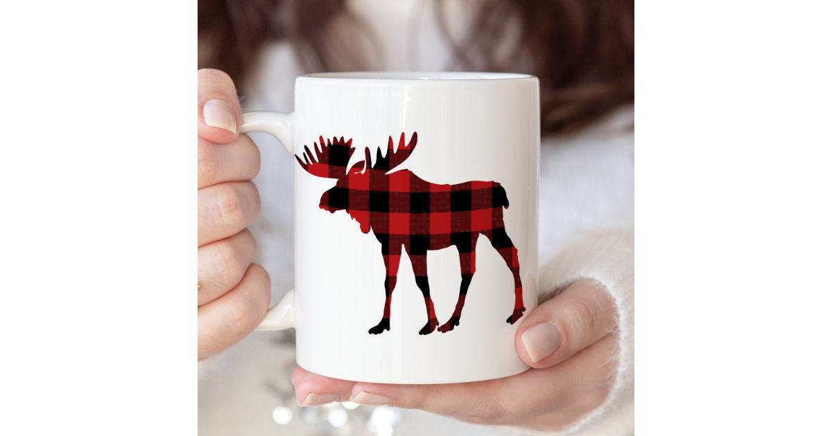 Plaid Reindeer (Mug)