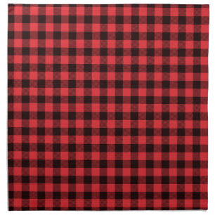 Red Buffalo Plaid Cloth Napkin