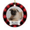 Red Buffalo Plaid Custom Pet Puppy Dog Photo