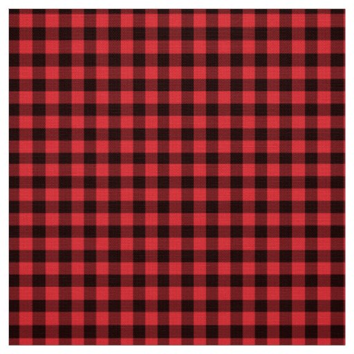 Red Buffalo Plaid Fabric