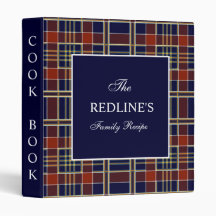 Red Buffalo Plaid Farmhouse Family Recipe