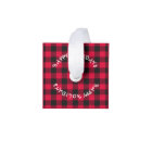 Red Buffalo Plaid Grandparents 4 Photo Christmas