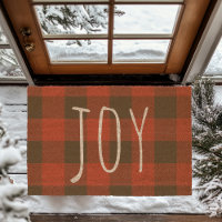 Red Buffalo Plaid JOY Coirt