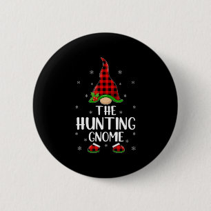 Red Buffalo Plaid Matching The Hunting Gnome Chris Button