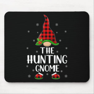 Red Buffalo Plaid Matching The Hunting Gnome Chris Mouse Pad