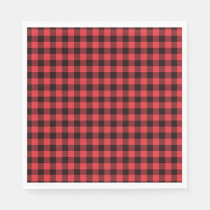 Red Buffalo Plaid Napkins