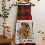 Red Buffalo Plaid & Personal Name And Photo Apron<br><div class="desc">Step into the world of timeless style with our Classic Red Buffalo Plaid personalized products on Zazzle! Whether you're looking to add a touch of rustic charm to your life or searching for the perfect gift, our collection has something for everyone. Discover the enduring charm of Red Buffalo Plaid and...</div>