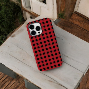 Red Buffalo Plaid Phone Case for Holiday & Gift