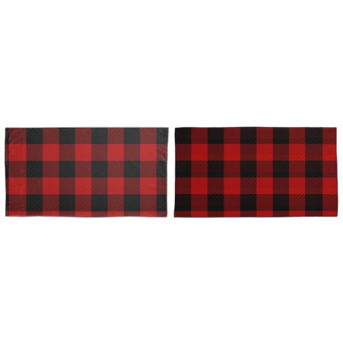 Red Buffalo Plaid Pillow Case