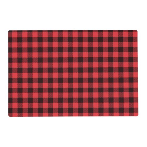 Red Buffalo Plaid Placemat