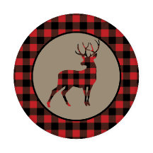 Red Buffalo Plaid Wildlife Series
