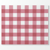 Red Buffalo Plaid Wrapping Paper (Flat)