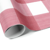 Red Buffalo Plaid Wrapping Paper (Roll Corner)