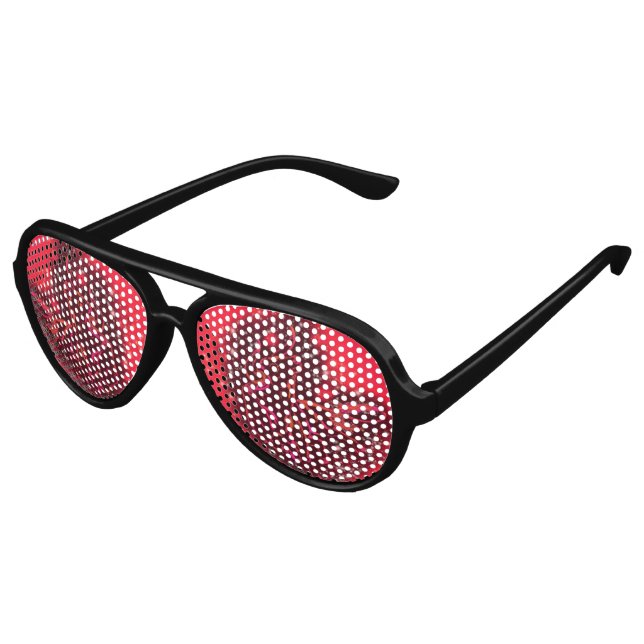  Red Bull Aviator Sunglasses Running At Night (Angled)