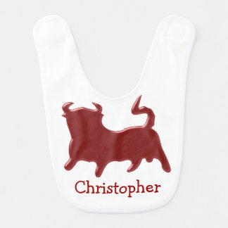 Red Bull Design Just Add Name Baby Bib