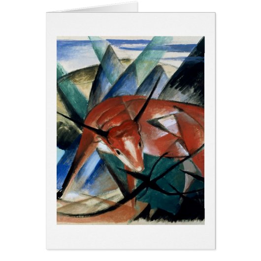 Red Bull (gouache on paper) Cards (Front)