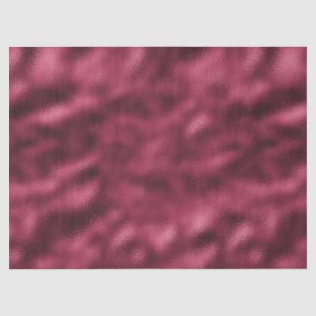 Red Burgundy Glam Christmas Tissue Paper (Front)